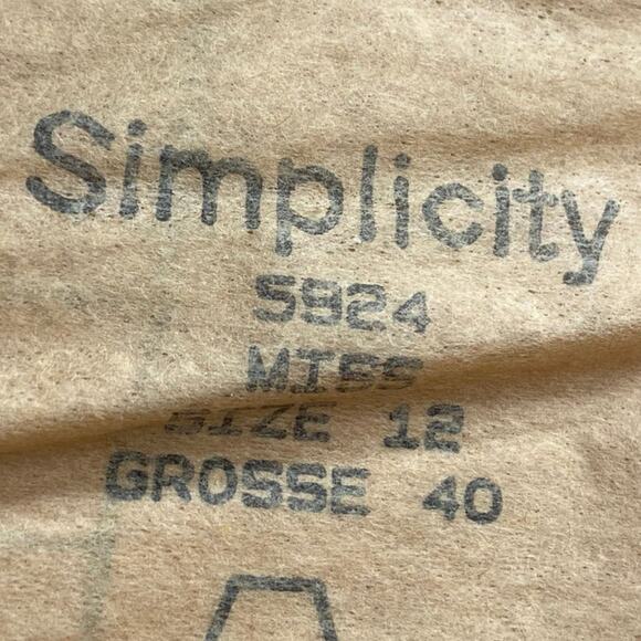 Simplicity 5924 Pattern Jiffy Dress Miss 12 Pockets Summer Casual 80s Knit - Picture 6 of 7